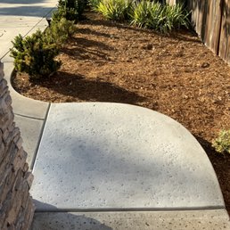 New concrete pad!