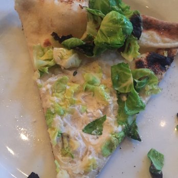 Porta - Winter Betty with goat cheese béchamel, garlic, thyme, and Brussel sprouts. (Hardly any goat cheese béchamel) :( - Pizza Near Me - Jersey City, New Jersey Porta - Winter Betty with goat cheese béchamel, garlic, thyme, and Brussel sprouts. (Hardly any goat cheese béchamel) :( - Pizza Near Me - Jersey City, New Jersey
