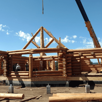 AG Builders - a log house being built - General Contractors Near Me AG Builders - a log house being built - General Contractors Near Me