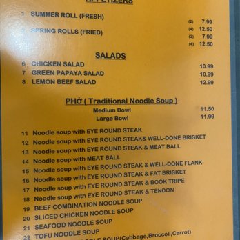 Pho Tri Vietnamese Restaurant - Menu page 1 - Vietnamese Near Me - Honolulu, Hawaii Pho Tri Vietnamese Restaurant - Menu page 1 - Vietnamese Near Me - Honolulu, Hawaii