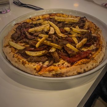 Embur - Lomo Saltado Pizza! - Desserts Near Me - Greensboro, North Carolina