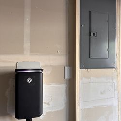 Electric Vehicle Charger Installation by BNNR Properties - Custom install for the new r1s