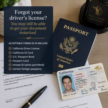 Dot and Dash Mobile Notary - Notarization ID Types - Notaries Near Me Dot and Dash Mobile Notary - Notarization ID Types - Notaries Near Me