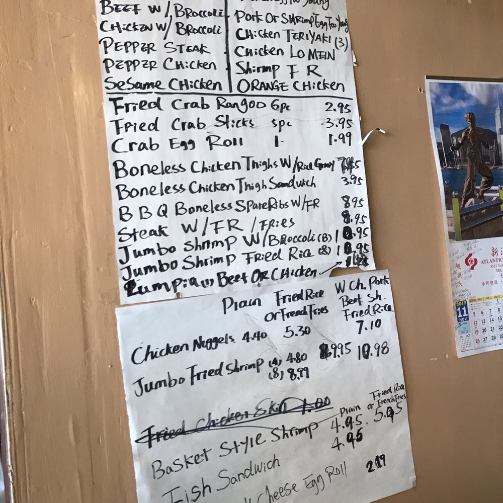 Golden Gate Restaurant - a menu on the wall - Seafood Near Me - Norfolk, Virginia Golden Gate Restaurant - a menu on the wall - Seafood Near Me - Norfolk, Virginia
