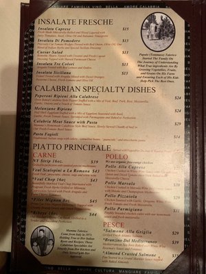 Menu photo 7 Casa Calabria Fort Lauderdale, FL