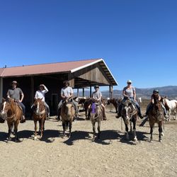 JD Outfitters - Our happy group after a ride.