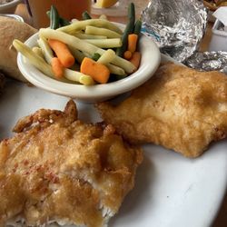 Fried whitefish