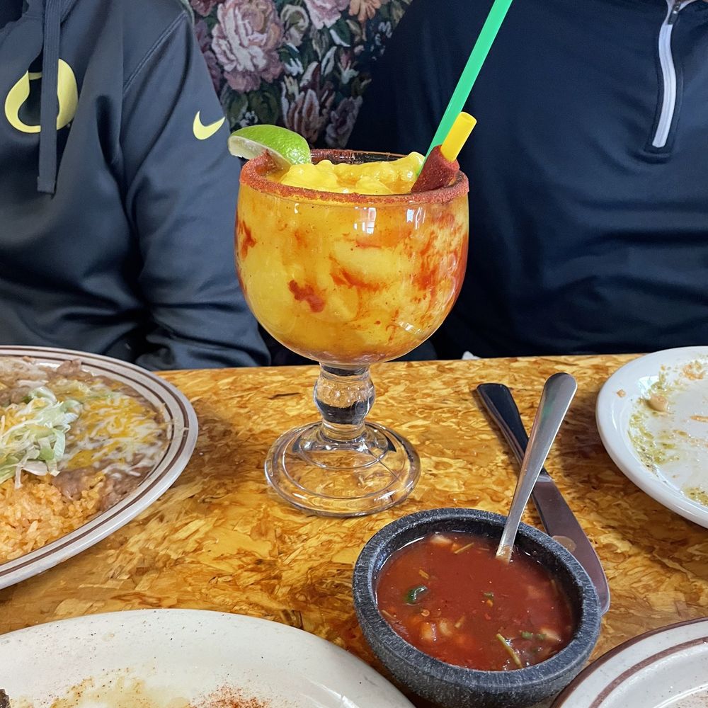 Sol De Mexico - Spicy mango margarita is out of this world! - Mexican Near Me - Reedsport, Oregon Sol De Mexico - Spicy mango margarita is out of this world! - Mexican Near Me - Reedsport, Oregon