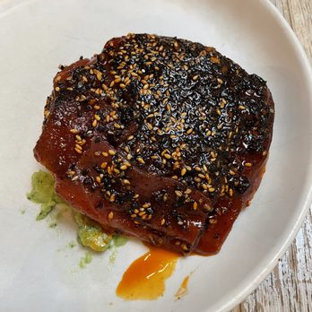 Oxomoco - Tuna tostada - best thing on the menu - Mexican Near Me - Brooklyn, New York