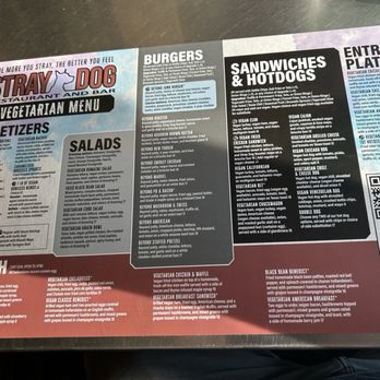 Stray Dog - Vegetarian Menu - New American Near Me - Minneapolis, Minnesota