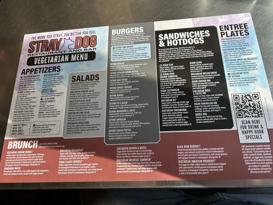 Menu photo 8 Stray Dog Minneapolis, MN