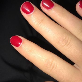 Classic Nails - This is also after two days of getting gel nails.. - Nail Salons Near Me - Gresham, Oregon