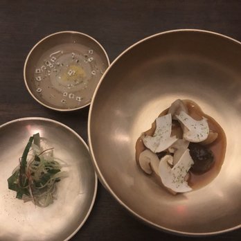 Benu - Pine mushroom, gingko nut, crysanthemum - Asian Fusion Near Me - San Francisco, California Benu - Pine mushroom, gingko nut, crysanthemum - Asian Fusion Near Me - San Francisco, California