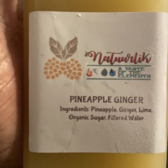 Natuurlik - Pineapple Ginger - Vegan Near Me - Boynton Beach, Florida