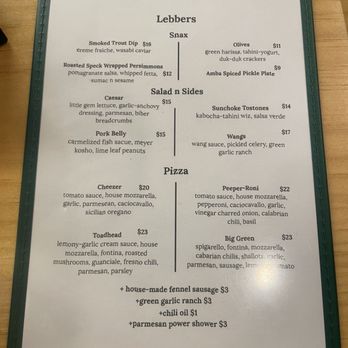 Lebber's Pizza - Menu - Pizza Near Me - Atascadero, California Lebber's Pizza - Menu - Pizza Near Me - Atascadero, California
