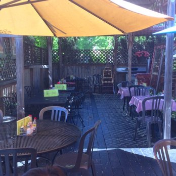 The Breadboard Restaurant - Outdoor patio - access from restaurant or directly from front thru door. - Breakfast & Brunch Near Me - Ashland, Oregon The Breadboard Restaurant - Outdoor patio - access from restaurant or directly from front thru door. - Breakfast & Brunch Near Me - Ashland, Oregon