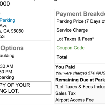 AM Airport Parking - Parking Near Me - Santa Clara, California