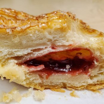 Royal Bakehouse - Wild Cherry Cream Cheese Strudel Inside - IG @monch.mi - Coffee & Tea Near Me - Bellevue, Washington