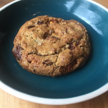 Coquine - Their infamous smoked almond chocolate chip cookie - New American Near Me - Portland, Oregon Coquine - Their infamous smoked almond chocolate chip cookie - New American Near Me - Portland, Oregon