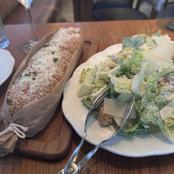 LAVO - Semolina Garlic Bread & salad - Italian Near Me - West Hollywood, California LAVO - Semolina Garlic Bread & salad - Italian Near Me - West Hollywood, California