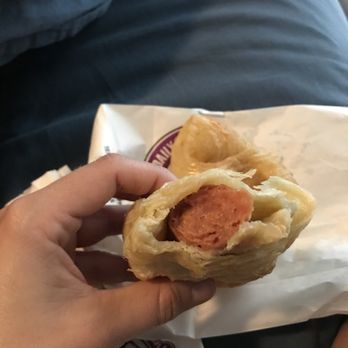 Tee’s Donuts - Sausage croissant roll- great flavor! - Donuts Near Me - Austin, Texas