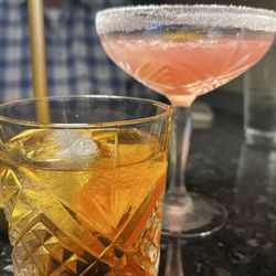 Karline's Old Fashioned and a Raspberry Lemon Drop
