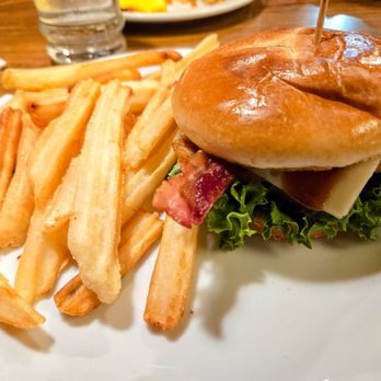 Denny's - Bourbon Bacon Burger with Fries - American Near Me - Van Nuys, California