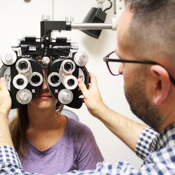Rocky Mountain Optical and Vision Care - Phoropter as used on patients