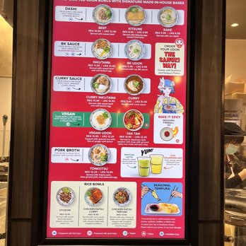 Marugame Udon - Menu as of 1/2023 - Japanese Near Me - Arcadia, California Marugame Udon - Menu as of 1/2023 - Japanese Near Me - Arcadia, California