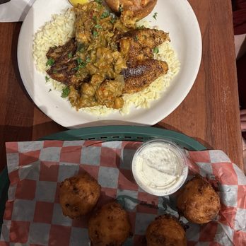 AJ's Oyster House - Blackened catfish with crawfish topping - Seafood Near Me - Fort Smith, Arkansas AJ's Oyster House - Blackened catfish with crawfish topping - Seafood Near Me - Fort Smith, Arkansas