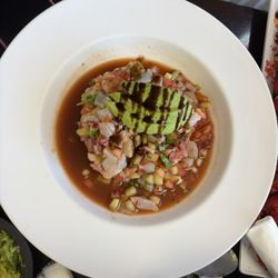 Mariscos El Molcajete - Tostada de ceviche