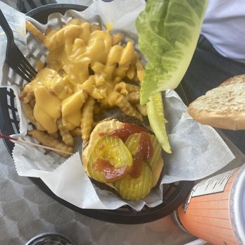 Stewart's Root Beer Drive-In - Bacon Cheeseburger  Cheese Fries - Burgers Near Me - Matawan, New Jersey