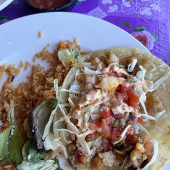 El Charro Cafe - Grilled shrimp taco - Tacos Near Me - Tucson, Arizona