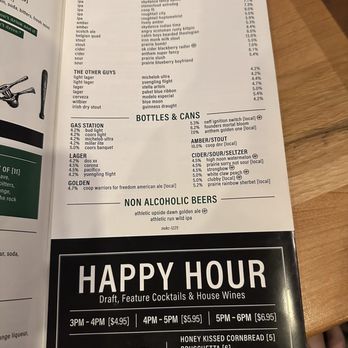 Pub W - Menu - Pubs Near Me - Oklahoma City, Oklahoma