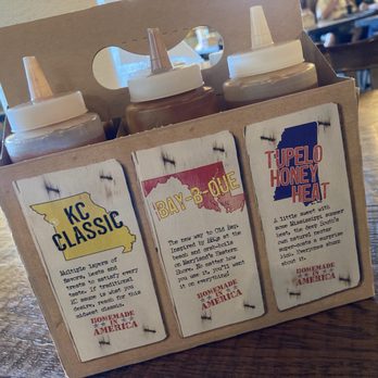 Mission BBQ - 3/6 sauces on every table - Barbeque Near Me - Nashville, Tennessee Mission BBQ - 3/6 sauces on every table - Barbeque Near Me - Nashville, Tennessee