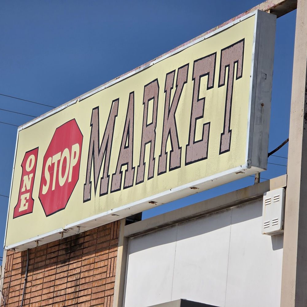 One Stop Market # 2 - The storefront's sign. - Grocery Near Me - Roanoke, Virginia One Stop Market # 2 - The storefront's sign. - Grocery Near Me - Roanoke, Virginia