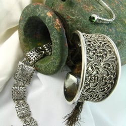 Silver Parrot - Some of our jewelry.