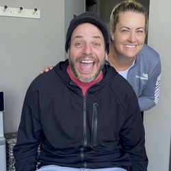 The Cycling Yogi - We hope your day is as happy as Mark and Susie after class!