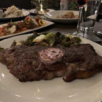 BH Wood-Fired Grill - Snake River Wagyu New York Steak - Salad Near Me - Walnut Creek, California