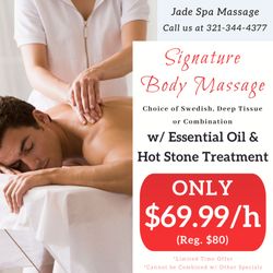 Jade Spa Massage - Walk-in & Appointment Welcome