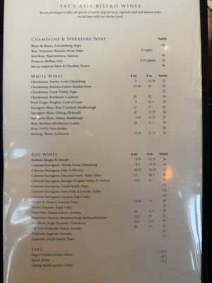 Menu photo 2 Fats Asia Bistro Roseville, CA Menu photo 2 Fats Asia Bistro Roseville, CA