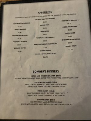 Menu photo 3 Bomber's Bar & Grill Coleman, MI Menu photo 3 Bomber's Bar & Grill Coleman, MI