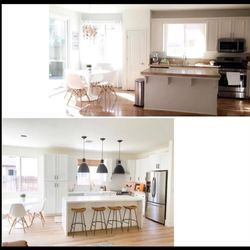 Before and after! Let us transform your kitchen