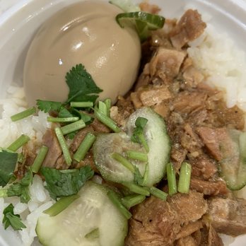 Tiger Bites - Braised Pork Over Rice Small Plate - Taiwanese Near Me - Bellevue, Washington Tiger Bites - Braised Pork Over Rice Small Plate - Taiwanese Near Me - Bellevue, Washington