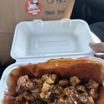 Biscuits BBQ - The 'Bama Smoked Chicken Sando was AMAZING!!! - Barbeque Near Me - Napa , California