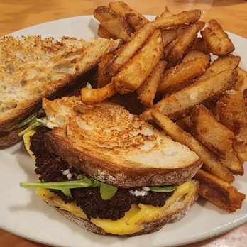 Crooked Creek Brewery - Beet melt with beer battered fries - Breweries Near Me - St. Helens, Oregon Crooked Creek Brewery - Beet melt with beer battered fries - Breweries Near Me - St. Helens, Oregon