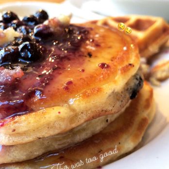 Clinton St. Baking - Blueberry pancakes with warm maple butter - Bakeries Near Me - New York, New York Clinton St. Baking - Blueberry pancakes with warm maple butter - Bakeries Near Me - New York, New York