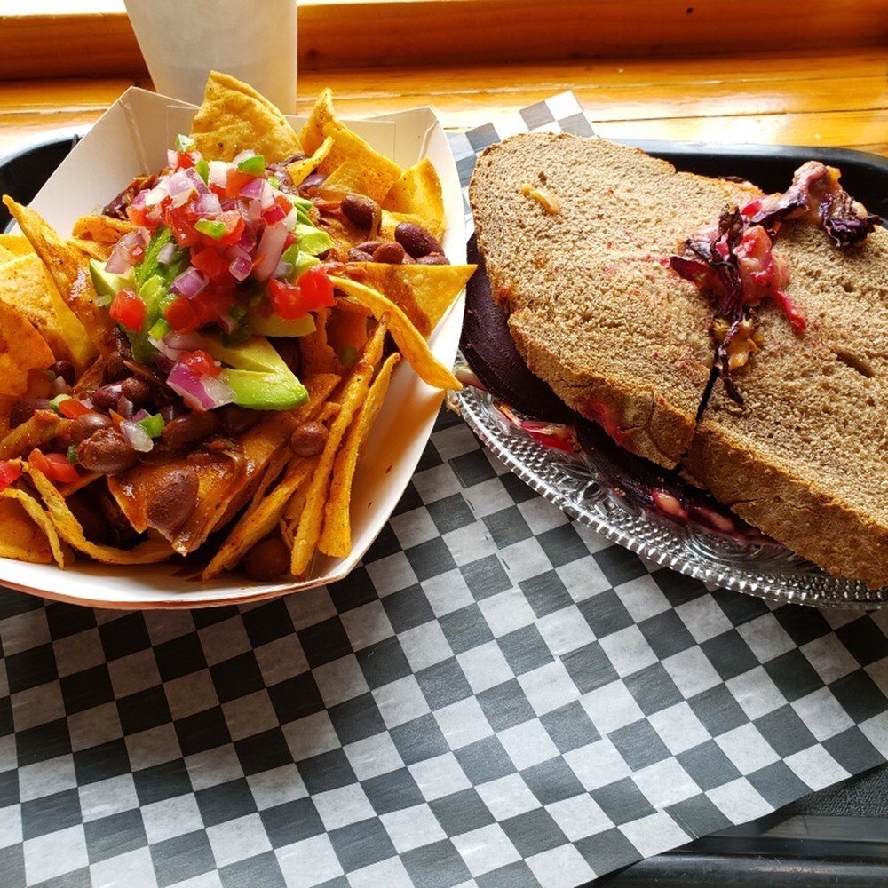 Gooseberries - Vegan nachos and vegan beet Reuben - Breakfast & Brunch Near Me - Saint Louis, Missouri