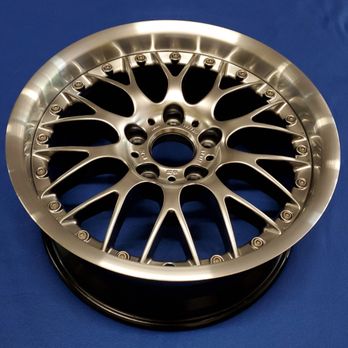 Prince Wheel Services - Chrome Shadow center, gloss black barrel, cnc machined lip - Wheel & Rim Repair Near Me - Monroe, North Carolina