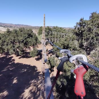 Highline Adventures - I'm at the top level so much fun. Great breeze up here. - Ziplining Near Me - Buellton, California Highline Adventures - I'm at the top level so much fun. Great breeze up here. - Ziplining Near Me - Buellton, California